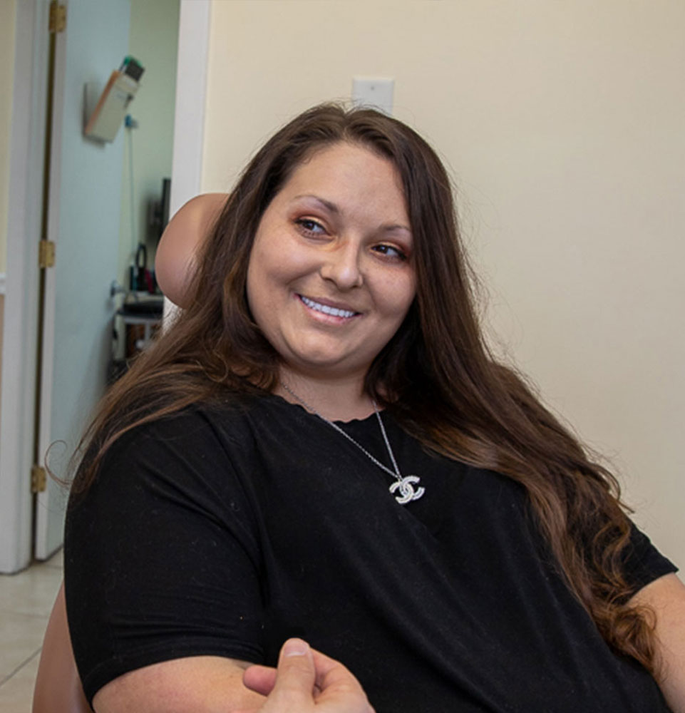 dental crowns patient at consultation