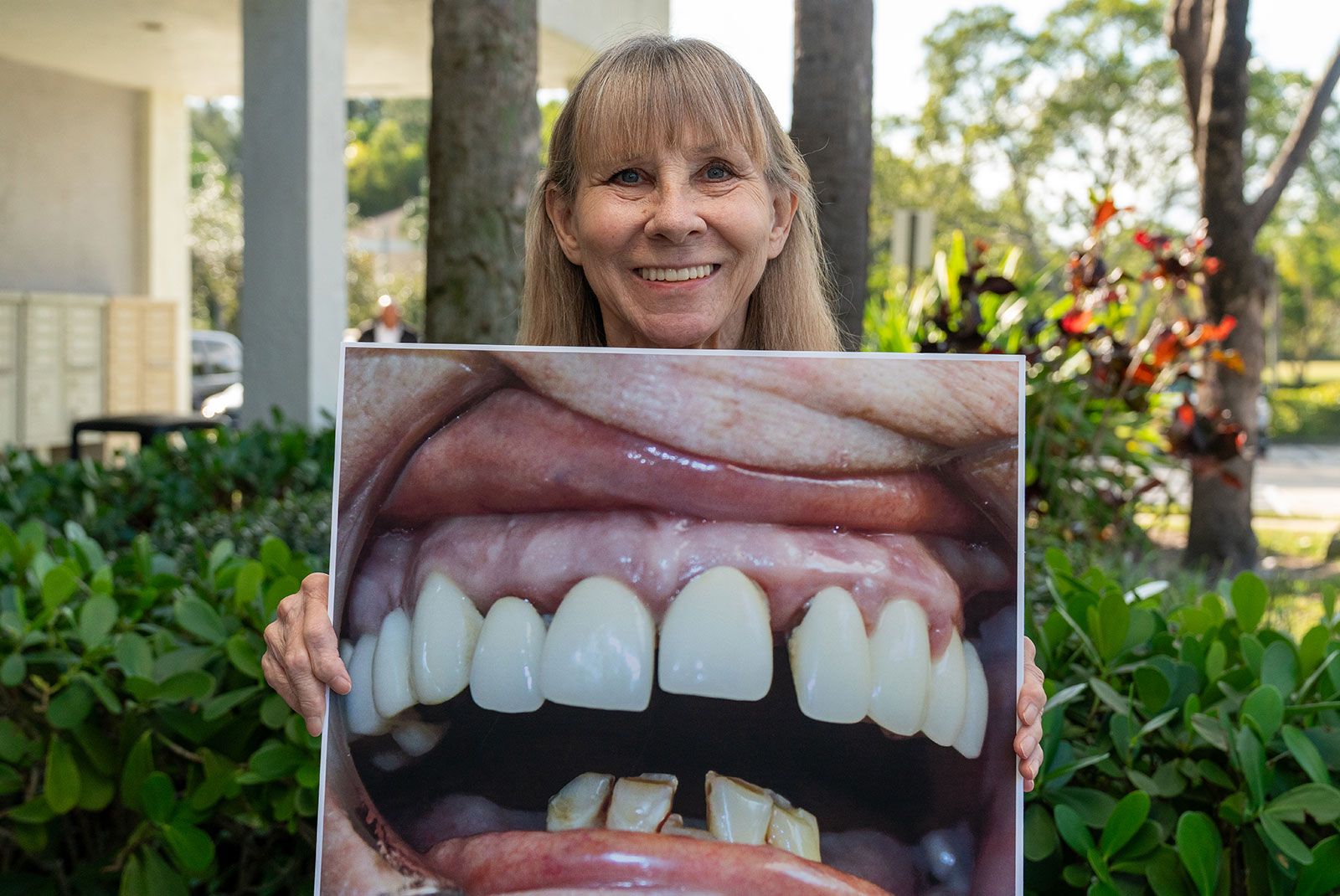 headshot of patient smiling